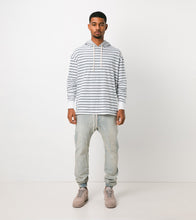 Load image into Gallery viewer, Channel Rugger Hood LS Tee White/Black
